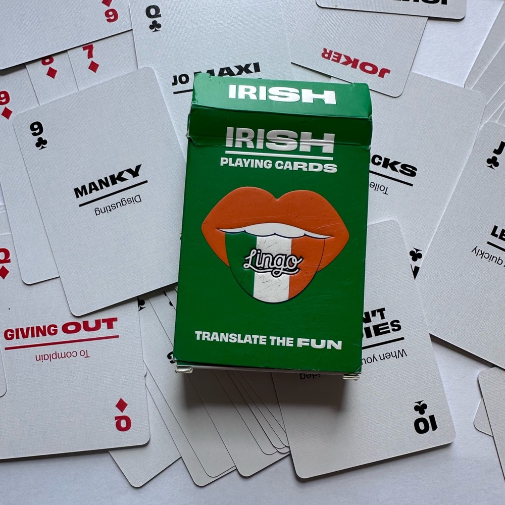 Playing Cards by Lingo Irish Slangs New Party Game